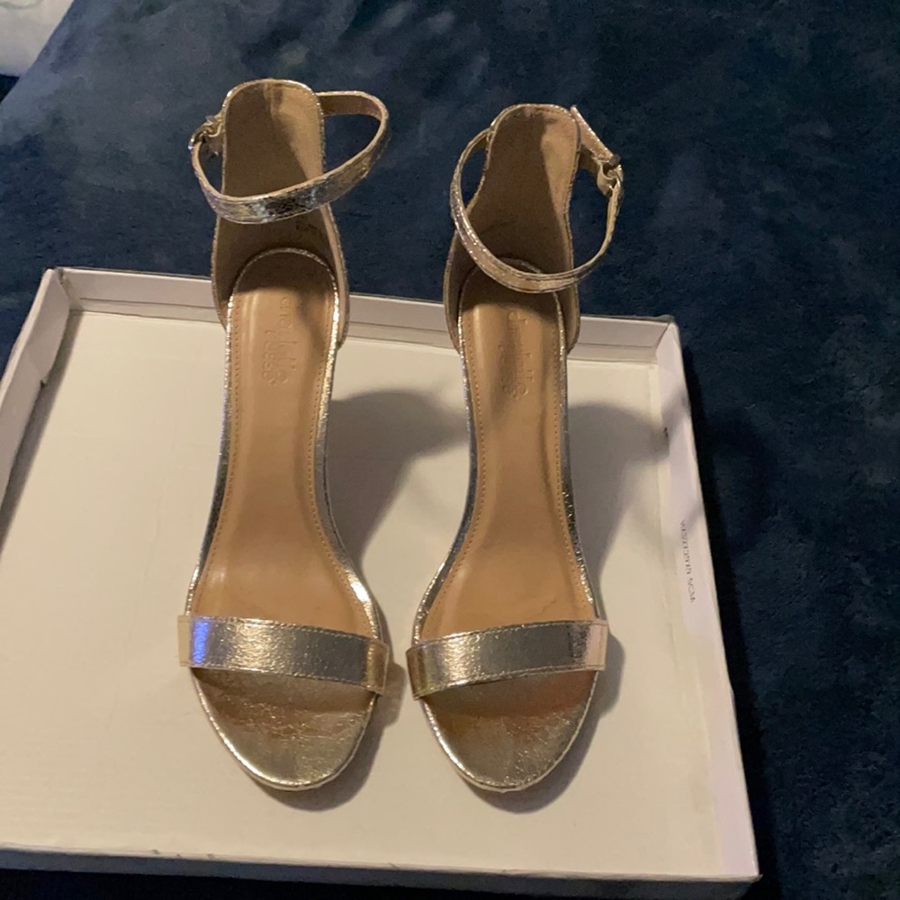 Gold heels